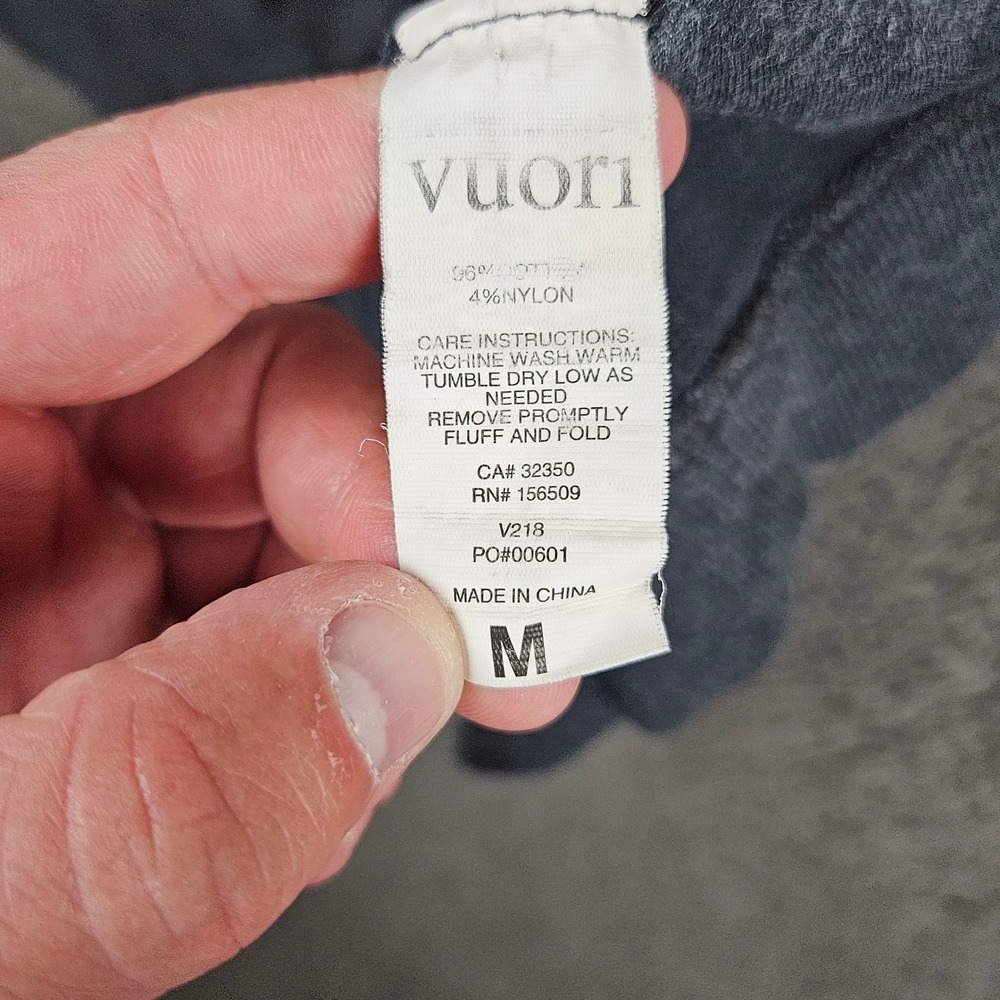 Vuori M Jeffreys Pullover Crew Neck Long Sleeve Pocket Men's V218 Preppy Casual - Picture 7 of 10